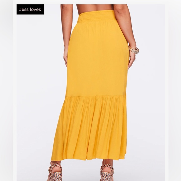 Jessica Simpson Carey Top & Kelsie Skirt in Golden Rod - Picture 5 of 10